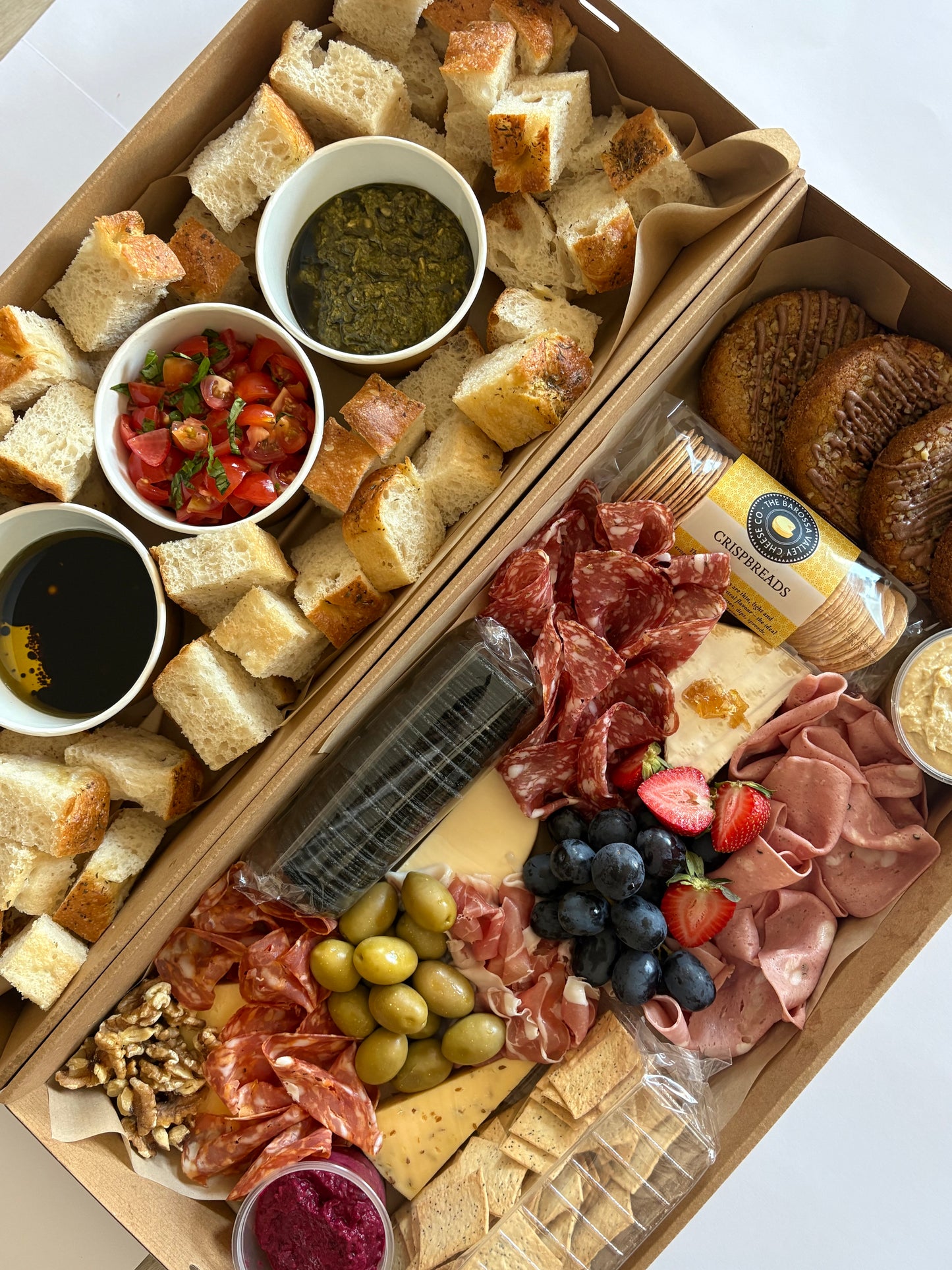 Italian Focaccia & Dip Platter