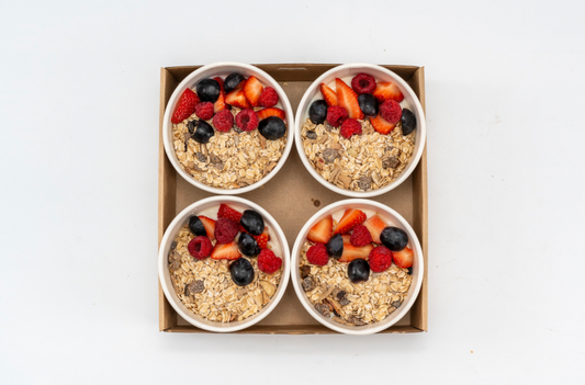 Petite muesli & yoghurt pots