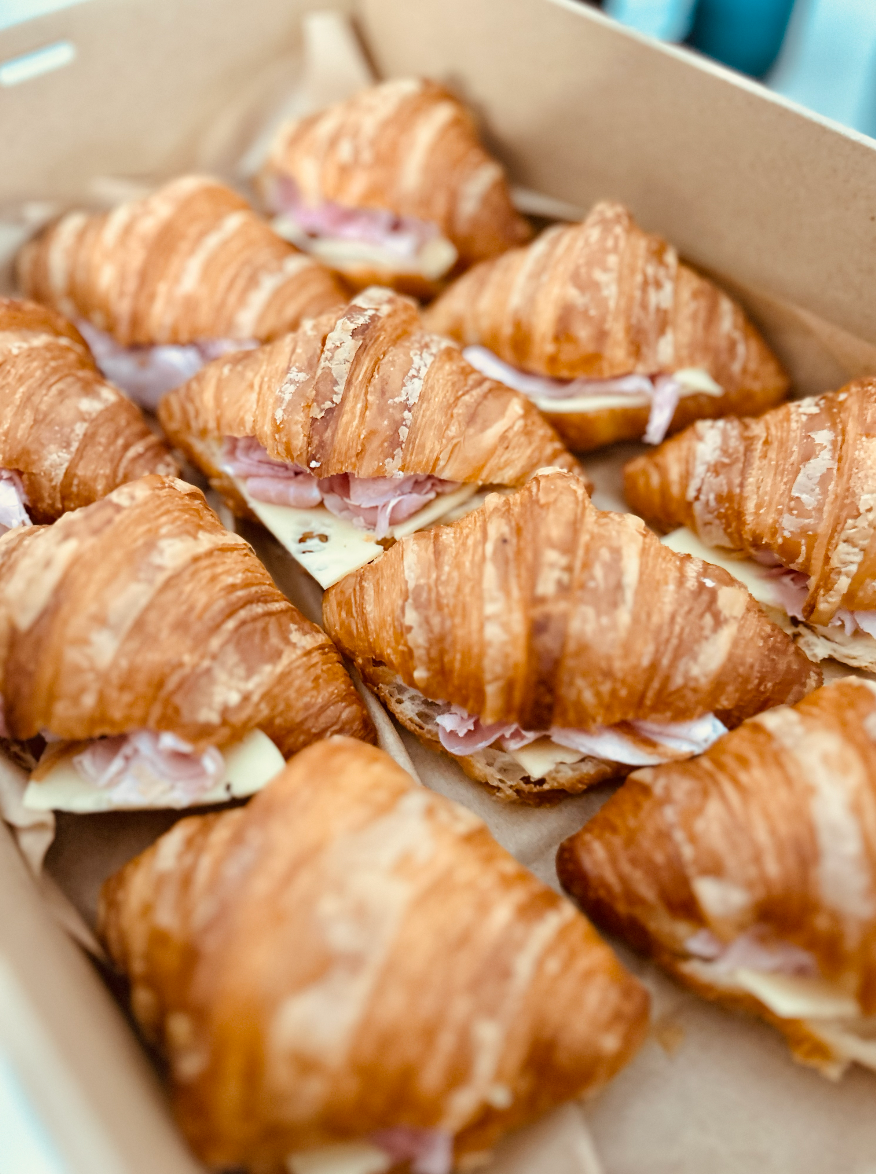 Petite Ham & Cheese Croissants