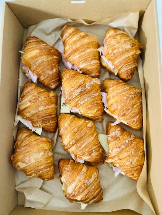 Petite Ham & Cheese Croissants